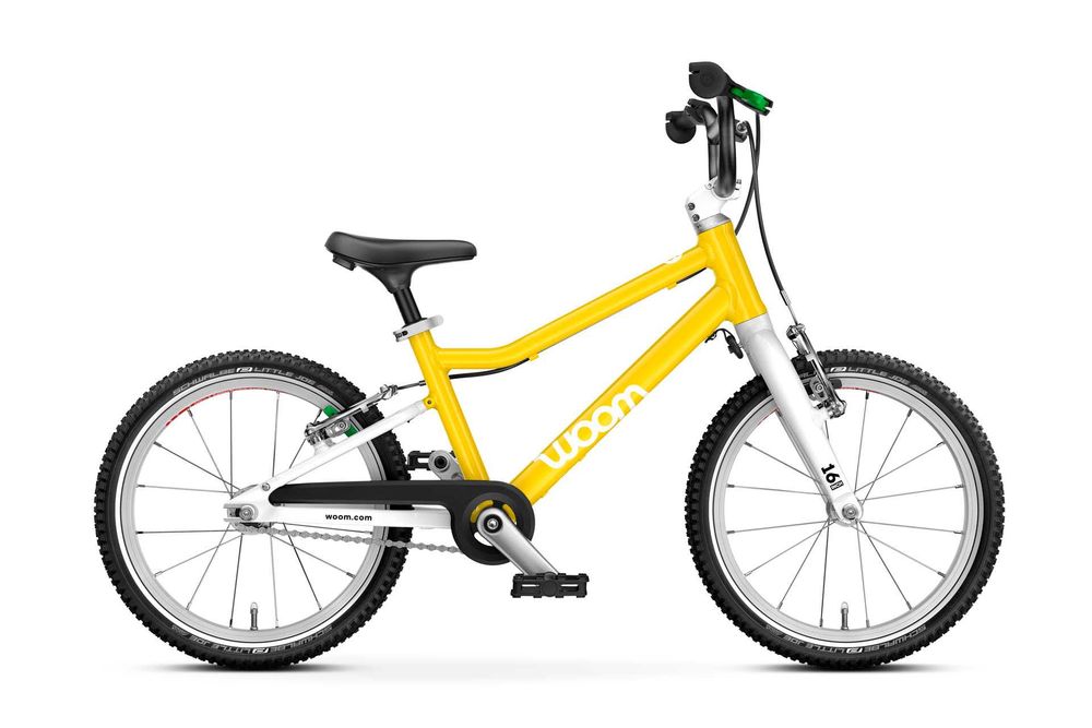 Rower woom GO 3 vibrant yellow – lekki rower dziecięcy 16” NOWY