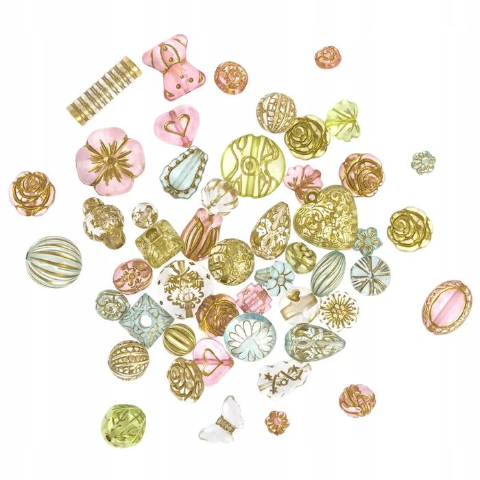 Koraliki Akrylowe 40 G - Vintage Jewels. Nowy Produkt