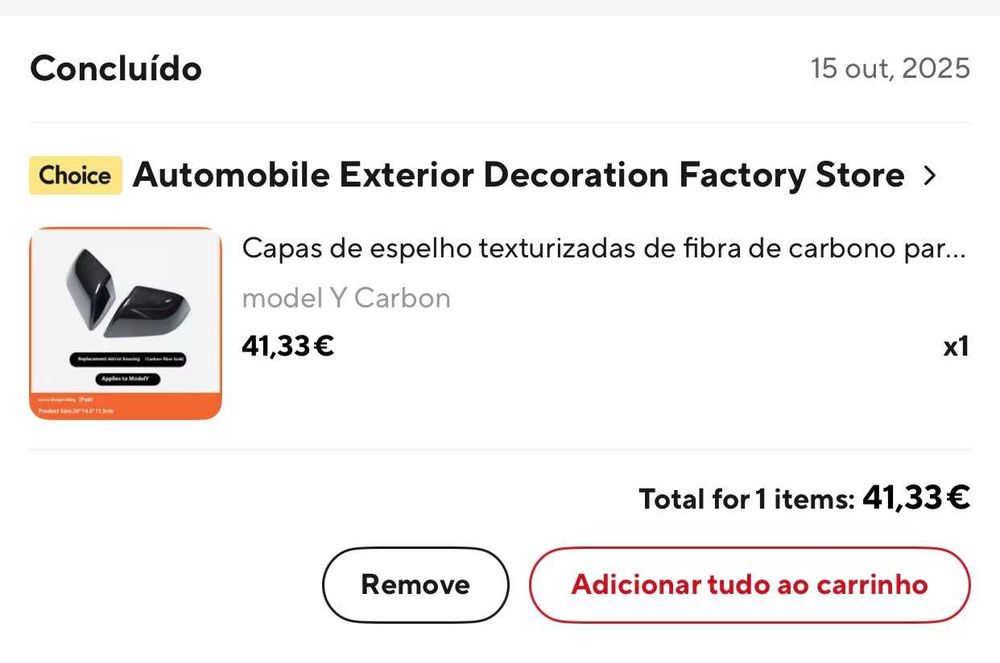 Acessórios Tesla Model Y