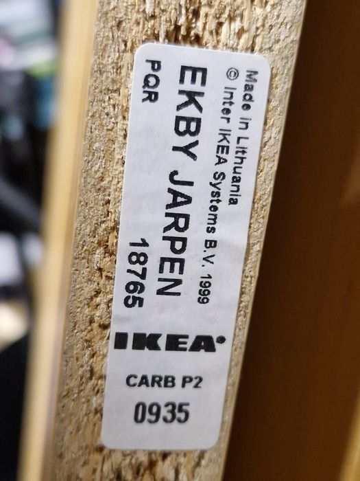 Półki ścienne IKEA Ekby Jarpen 2 szt  120cm  drewniane pax