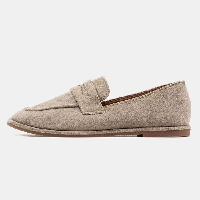 Жіночі Лофери Grey Beige Замша 36-41 (Без Предоплати)