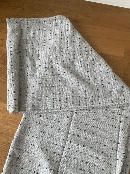 Шарф шерстяной серый