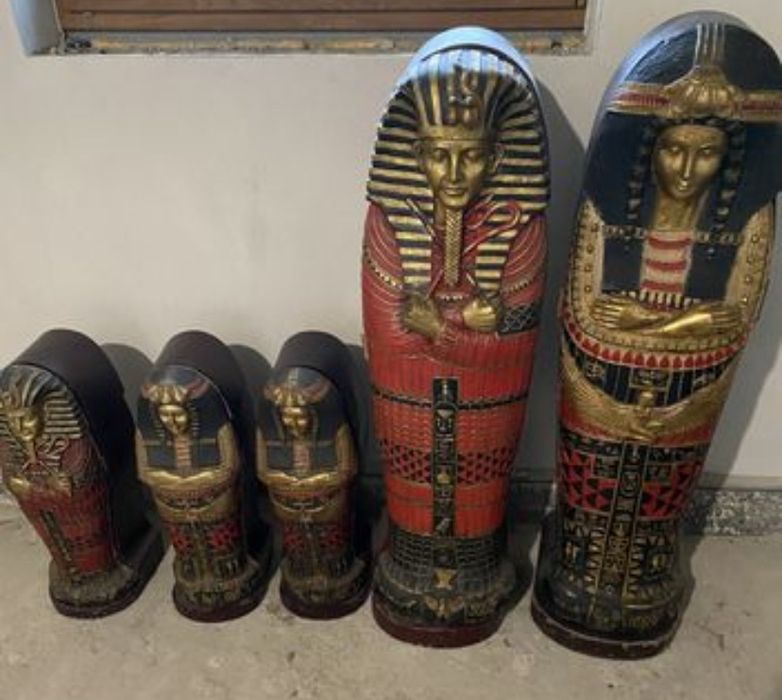 Szafki  na plyty cd lub inne drobne rzeczy ozdoba salon komplet mumii