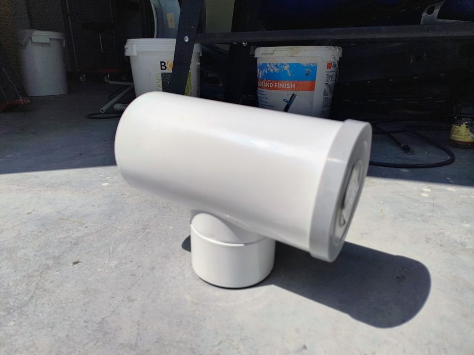 TRÓJNIK ADAPTER dwuścienny 80/125 KONDENSACYJNY rewizyjny