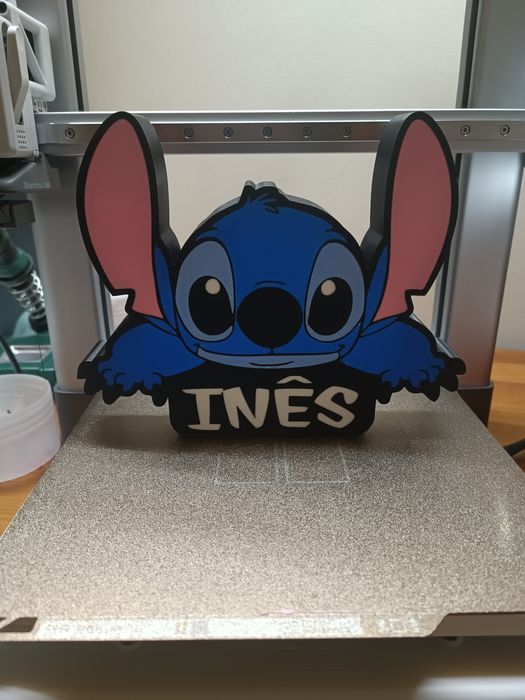 Luminária Stitch com nome