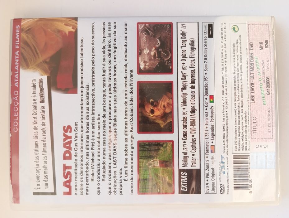 DVD last days últimos dias