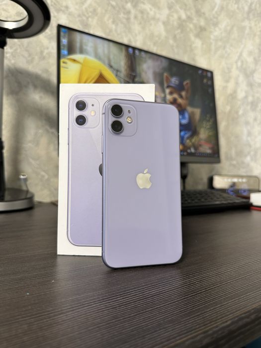 iPhone 11 128Gb • Идеал • АКБ 100% • Полный комплект • Гарантия • Айфон