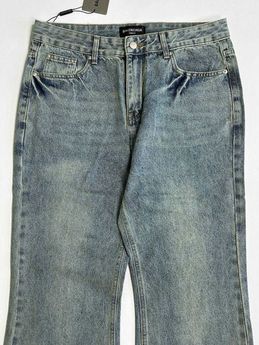 Джинси BALENCIAGA flared faded washed jeans клеш кльош джинсы archive