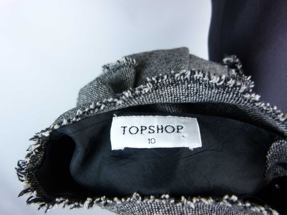 Topshop grubsza sukienka midi z wool 10 / 36