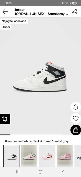 Nike jordan rozmiar 35