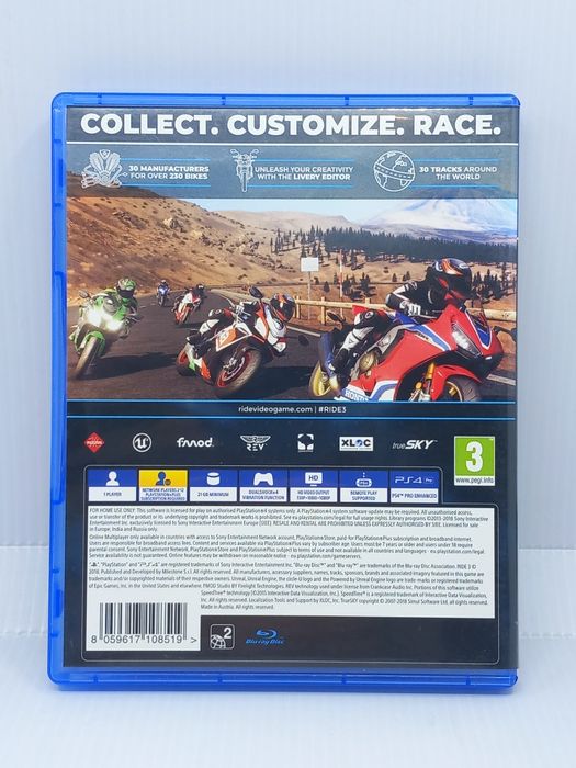 RIDE 3 PlayStation 4 ps4