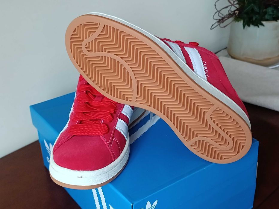 (r 38 2/3) Adidas Campus 00s Better Scarlet Cloud White Białe czerwone
