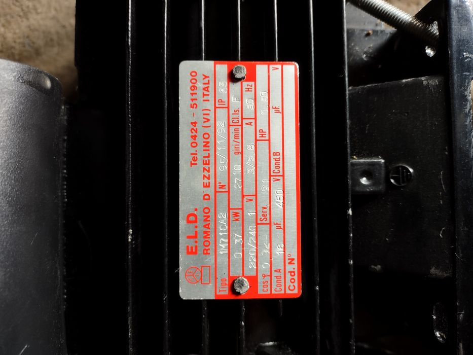 Włoska pompa silnik do hydromasażu jacuzzi ELD romano d'ezzelino Italy