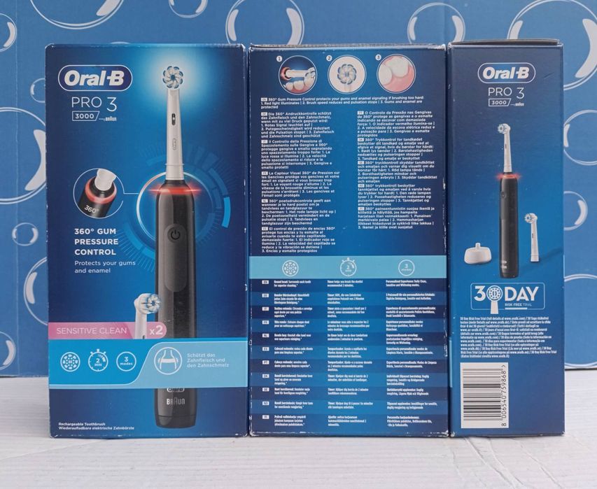 Зубна електро щітка Oral-B pro series 3+2 насадки+ зарядний пристрій