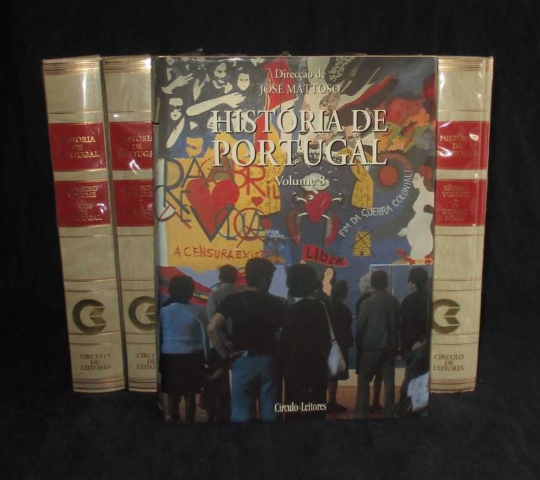Livros História de Portugal José Mattoso 8 volumes