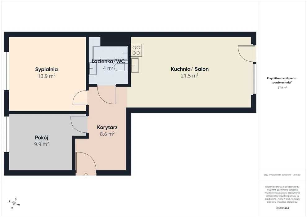 Stylowe 3 pokojowe mieszkanie na Bytkowska Park