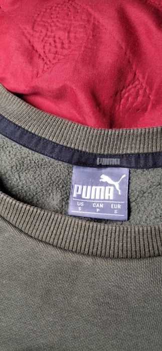 Кофта Puma темно зеленая