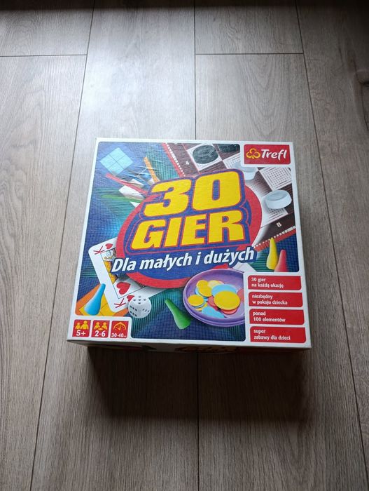 Gra planszowa  30 gier dla małych i dużych