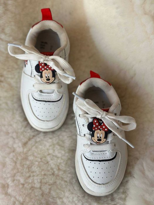 Кедити дитячі, для дівчинки 22р, з міккі маусом, disney взуття, кеди
