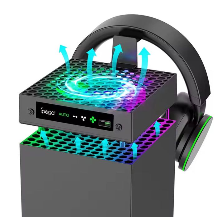 Xbox series X 1TB ssd como nova, caixa, cooler led extra, sem comando