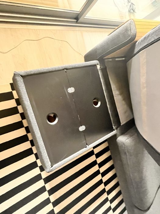 Sofá ikea  parup 3 lugares com chaise longue