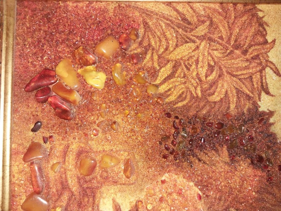 Картина из янтаря 67×50см