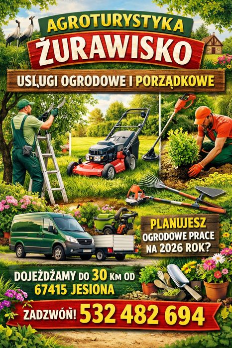 Prace ogrodowe i porządkowe