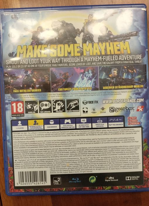 Borderlands 3 PS4 jogo