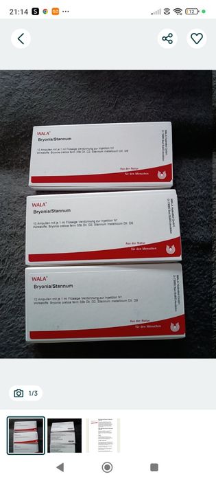 Ampułki na zapelnie płuc i otrzewnej