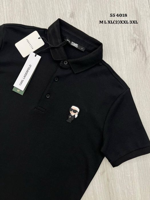 Nowe męskie polowki karl lagerfeld czarne l xl xxl 3xl