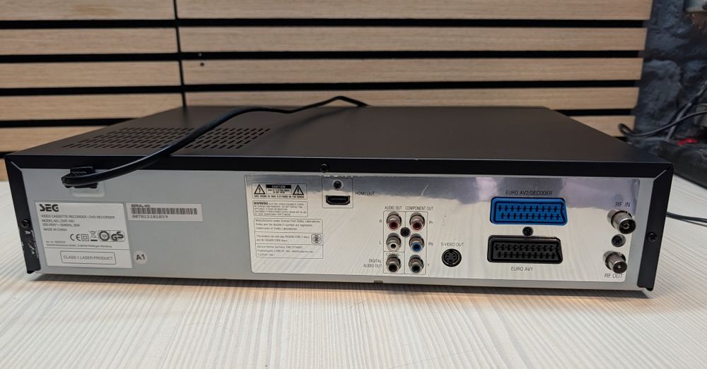 SEG DVR1051#Nagrywarka DVD VHS #6HD #HDMI #USB #DV #PL Menu #DivX#Pilot #Przegrywanie VHS na DVD