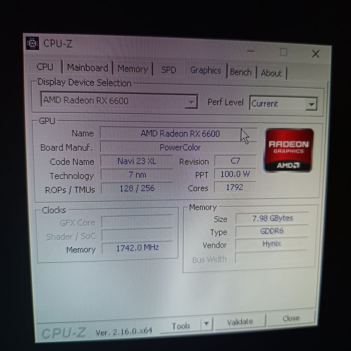 PowerColer RX 6600 8GB64740198795394122