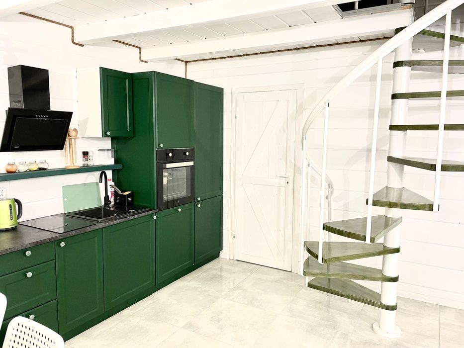 Zielony domek 12 osób basen sauna Pilchy Roś wynajem Mazury