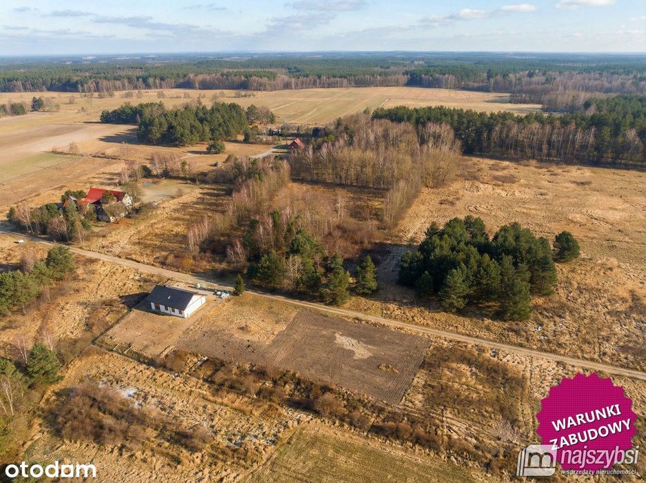 Białuń- duża działka z WZ przy cichej ulicy