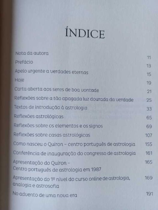 Astrologia, Aprofundamento, Capítulos, Recados e Reflexões - Maria Flávia de Monsaraz