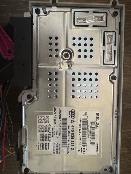 Підсилювач звука ауді а6