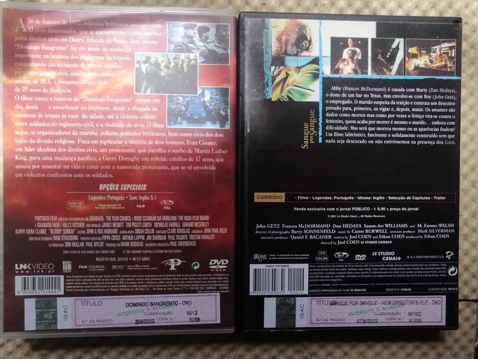 Bloody Sunday Domingo Sangrento Blood simple Sangue por sangue