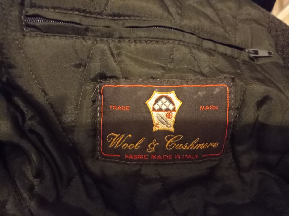 Płaszcz wełniany męski Gore-Tex rozmiar 54