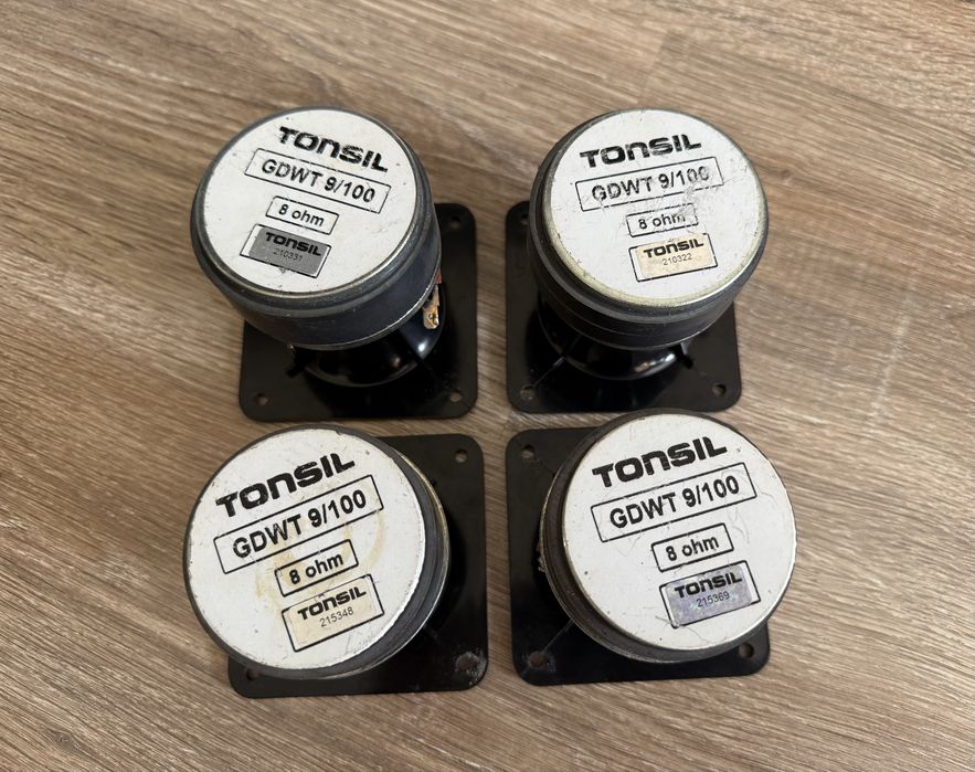 ** Głośniki wysokotonowe Tonsil GDWT 9/100 8Ω 100W || Altus, Alton
