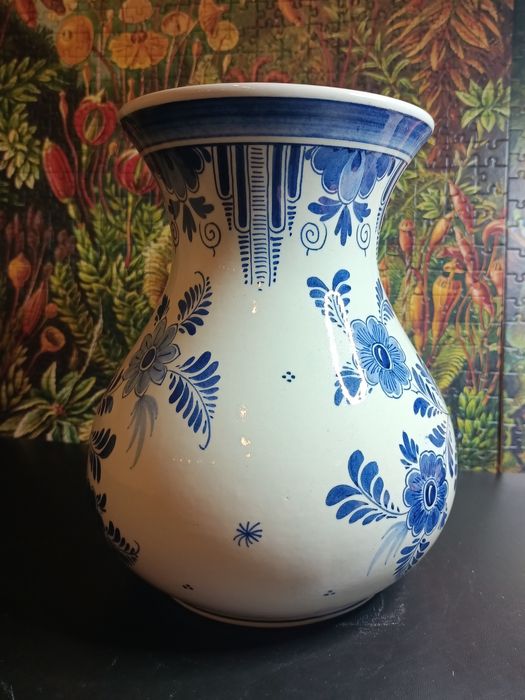 Wazon Original Delfts, RAAM,ręcznie malowany, ceramiczny