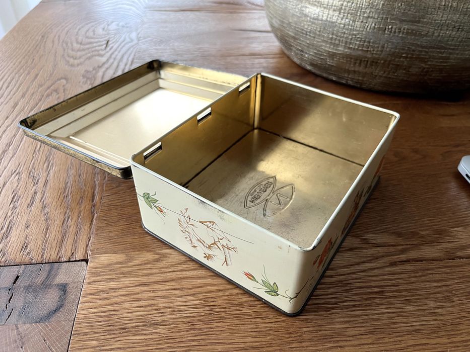 Puszka Pudełko na herbatę Niemeyer Holland Lata 1950/60 r.