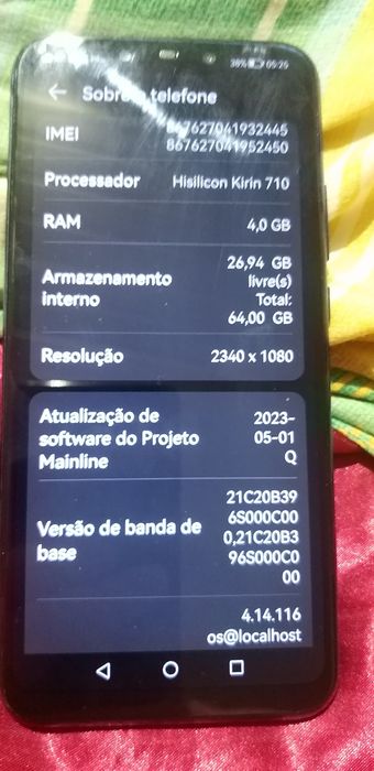 Huawei Mate 20 Lite em muito bom estado