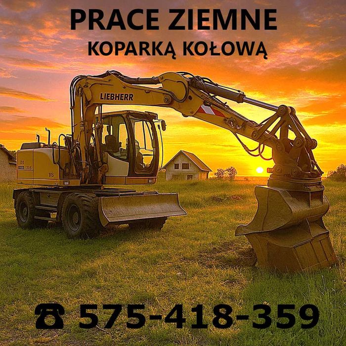 Usługi Koparką Kołową/Mini Koparką/Wywrotką