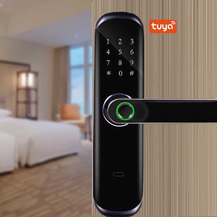 Elektroniczna Klamka Do Drzwi Kod+Wifi+Rfid