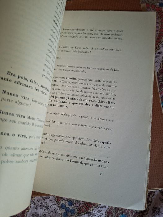 Livro de advogado Horta Osório sobre caso Alves dos Reis Banco de Angola