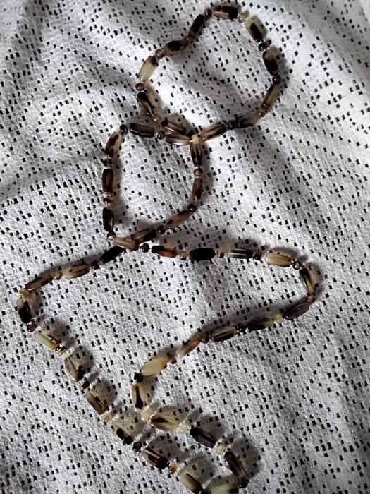 Korale vintage  stary plastik