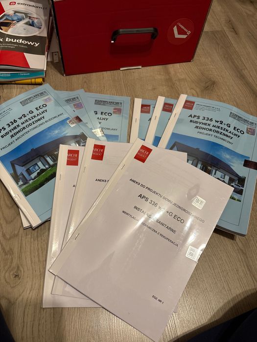 Projekt domu APS 336 wariant 2 + G ECO LUA1618+REKUPERACJA