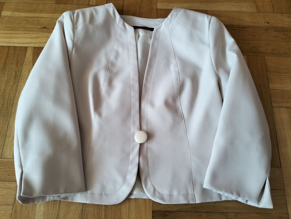 Żakiet jasny beż r. M/38   jak nowy