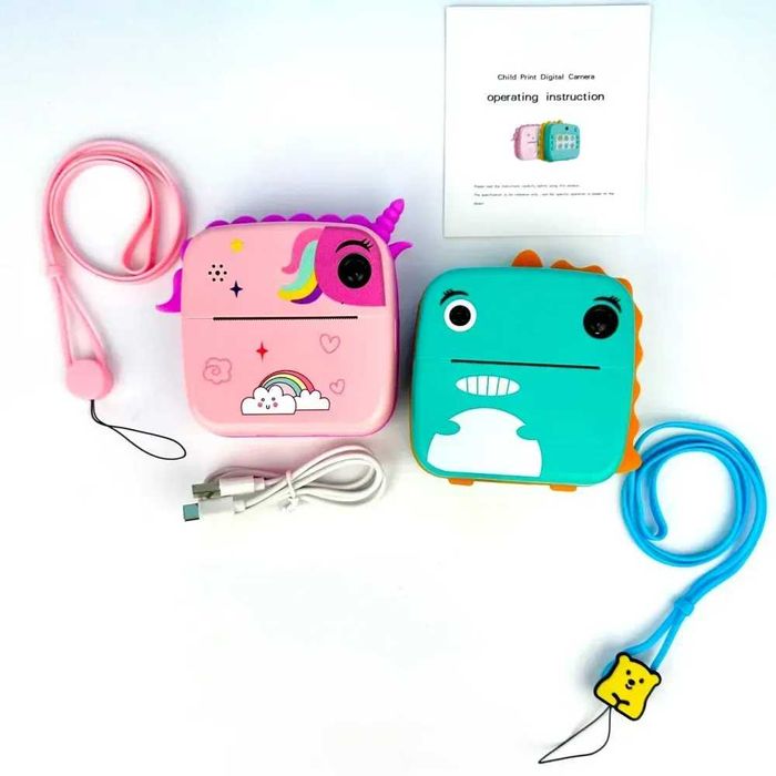 Дитяча фотокамера A20 з функцією друку Зелений