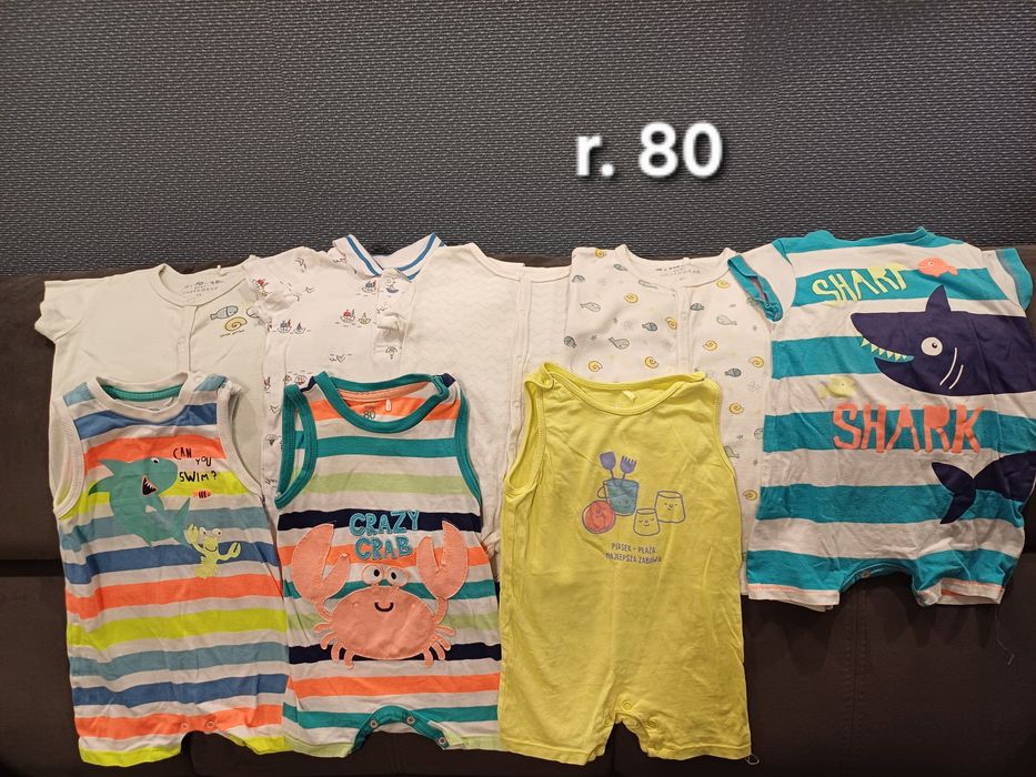 Ubrania dla chłopca rozmiar 80